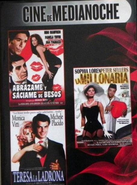 Abrázame y Saciame de Besos - La Millonaria - Teresa La Ladrona - Cine de Medianoche. Slim