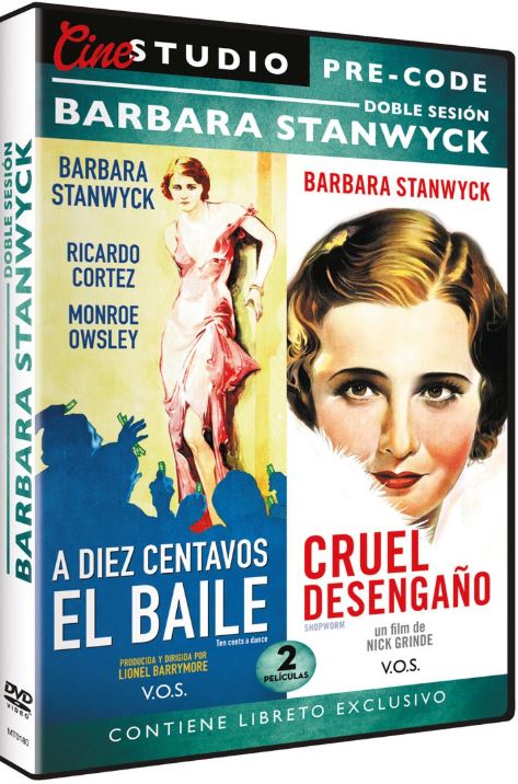 Cine Studio Pre-Code - 2 Películas - A diez Centavos el Baile - Cruel Desengaño.