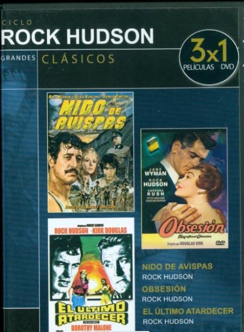 Grandes Clásicos Rock Hudson 3 x 1