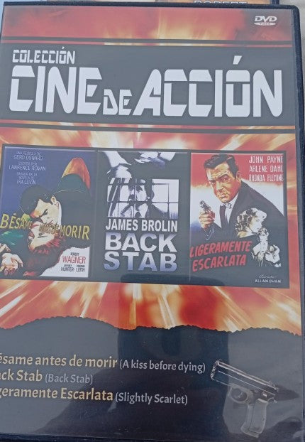 Bésame Antes de Morir - Back Stab - Ligeramente Escarlata - Cine de Acción Slim