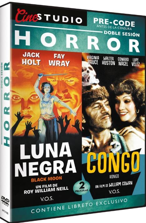 Cine Studio Pre-Code - 2 Películas - Luna Negra - Congo