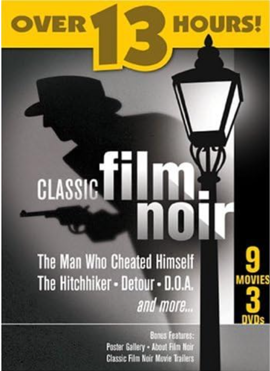 Classic Film Noir 3DVDs Over 13 Hours