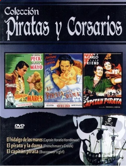 Colección Piratas y Corsarios - El Hidalgo de los Mares, El Pirata y la Dama, El Capitán Pirata