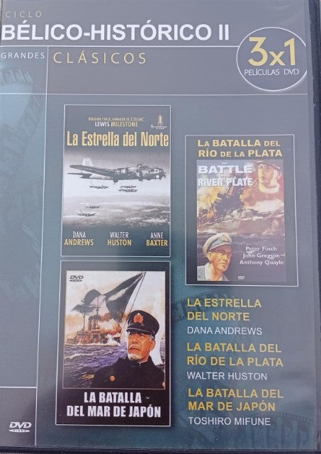 La Estrella del Norte - La Batalla del Río de la Plata - La Batalla del Mar de Japón - Slim