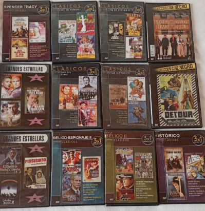 Lote 12 Películas 3x1