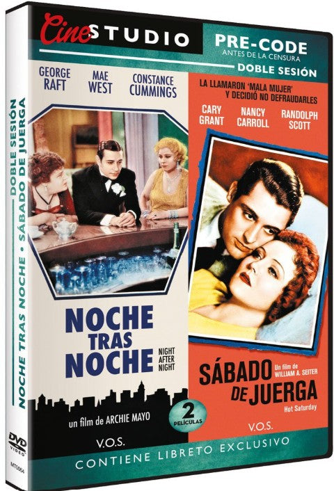 Noche Tras Noche - Sábado de Juerga - Cine Estudio Pre Code con Libreto