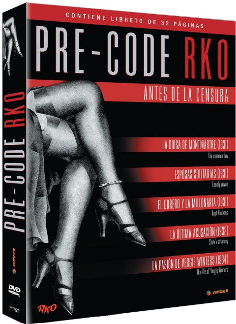 Pack: Pre-Code RKO - Libreto incluído