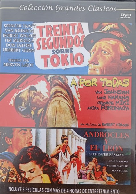 Treinta Segundos Sobre Tokio - A Por Todas - Andrócles y El León - Col.Grandes Clásicos Slim